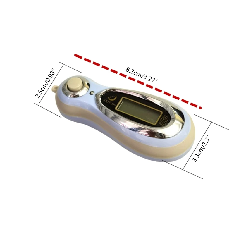 Máy đếm hạt kỹ thuật số cầm tay có đèn nền Đặt lại thủ công Đồ chơi ngón tay Dropship