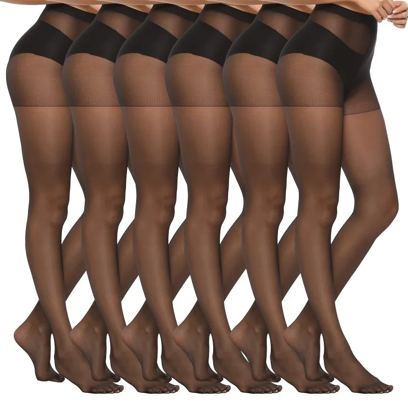 2/5 Paar Damen-Strumpfhosen mit schmaler Passform, Anti-Hook-Seidenstrumpfhose, hohe Elastizität, atmungsaktiv, ultradünne Socken-Leggings