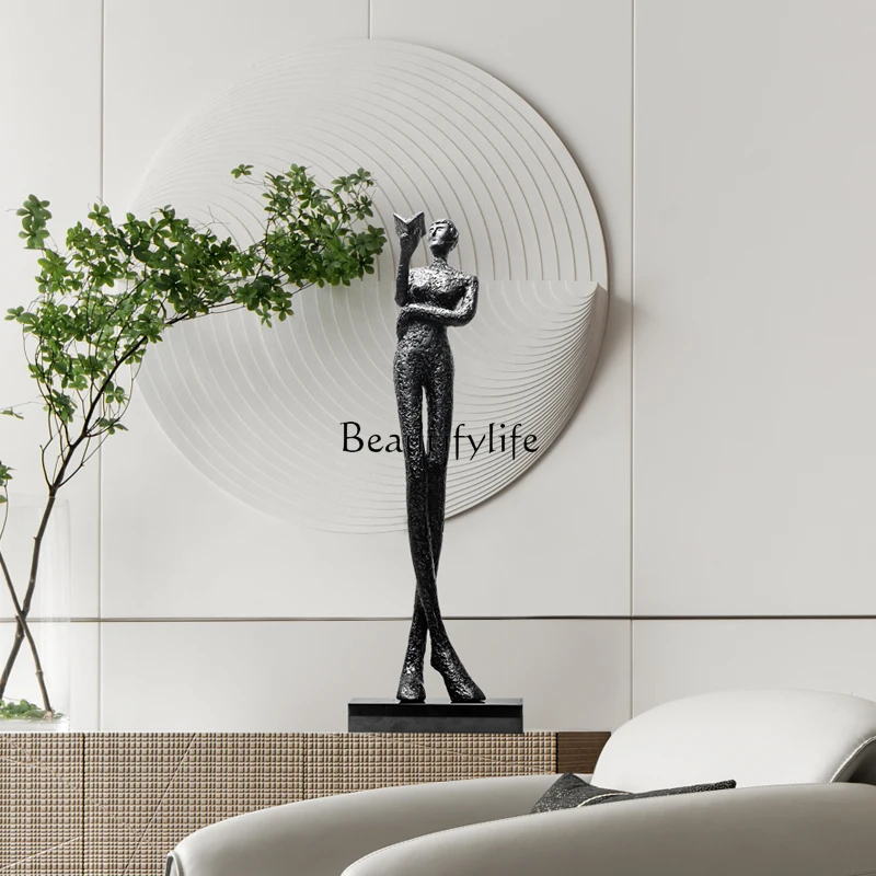 

Hotel model room Entrance decoration FRP abstract figure sculpture artwork decoration
