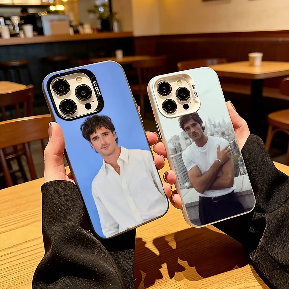 

J-Jacob E-Elordi Phone Case For iPhone 17,16,15,14,13,12,11 Plus,Pro Max,XS,Colorful Silver Black Cover
