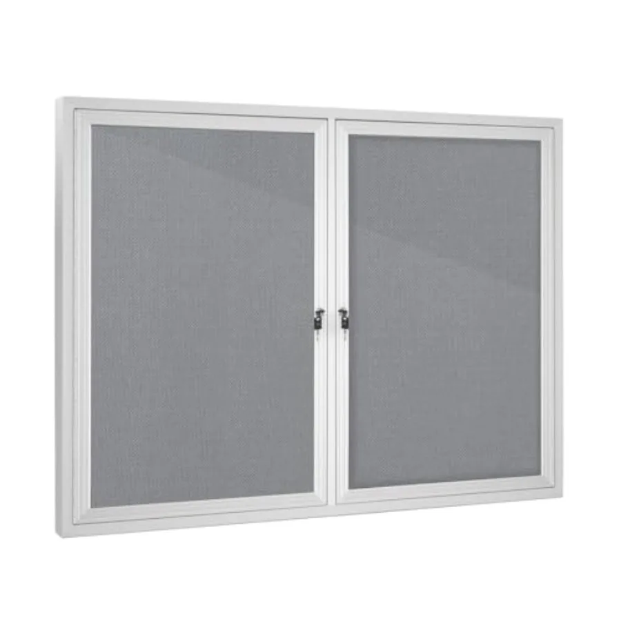 

Enclosed Bulletin Board with Locking Door Outdoor Bulletin Board Weatherproof Lockable Display Case for Home Office and Communi