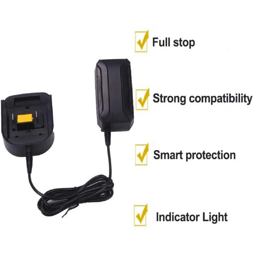 Chargeur de batterie de rechange, 14.4V, 18V, pour Makita BL1415,BL1430,BL1815,BL1830,BL1840,BL1850,BL1860,BL1860B