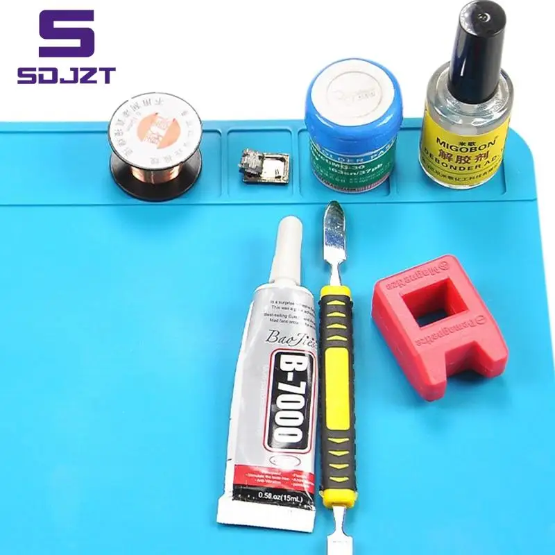 Siliconen Moederbord Elektronische Reparatie Mat Multi Component Plaatsing Waterdichte Isolatie Mat Voor Computer Telefoon 30*20Cm
