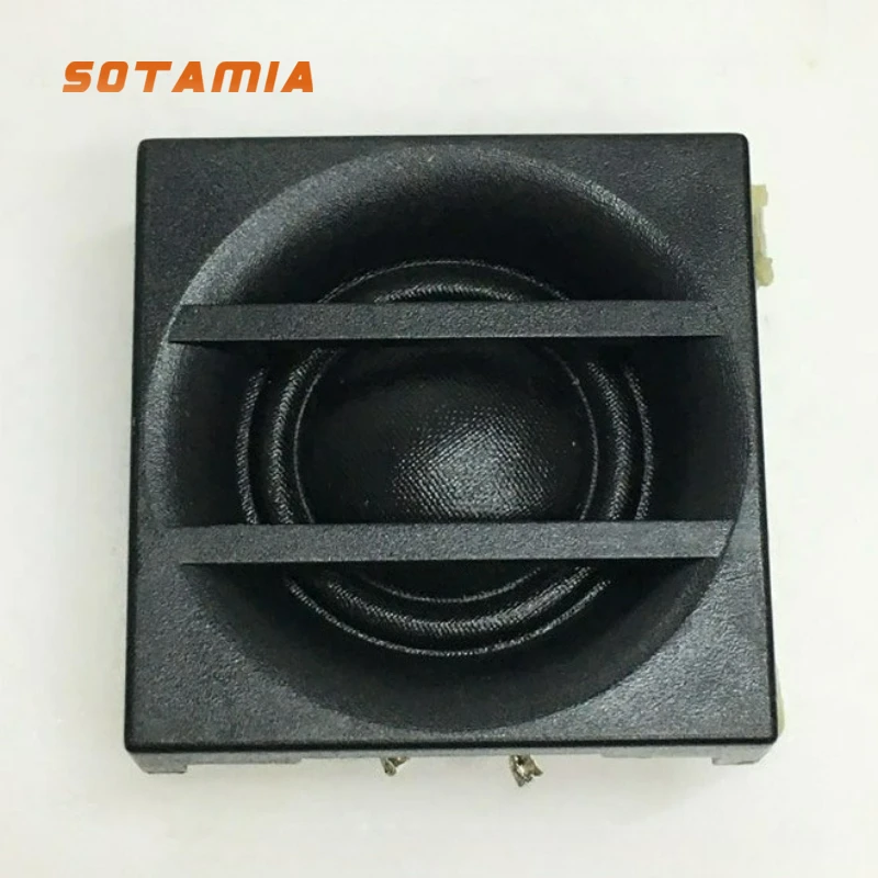 

SOTAMIA 2 шт. 1-дюймовый высокочастотный динамик HIFI, 6 Ом, 12 Вт, автомобильный полнодиапазонный динамик, увеличенный высокочастотный динамик для делителя или конденсатора