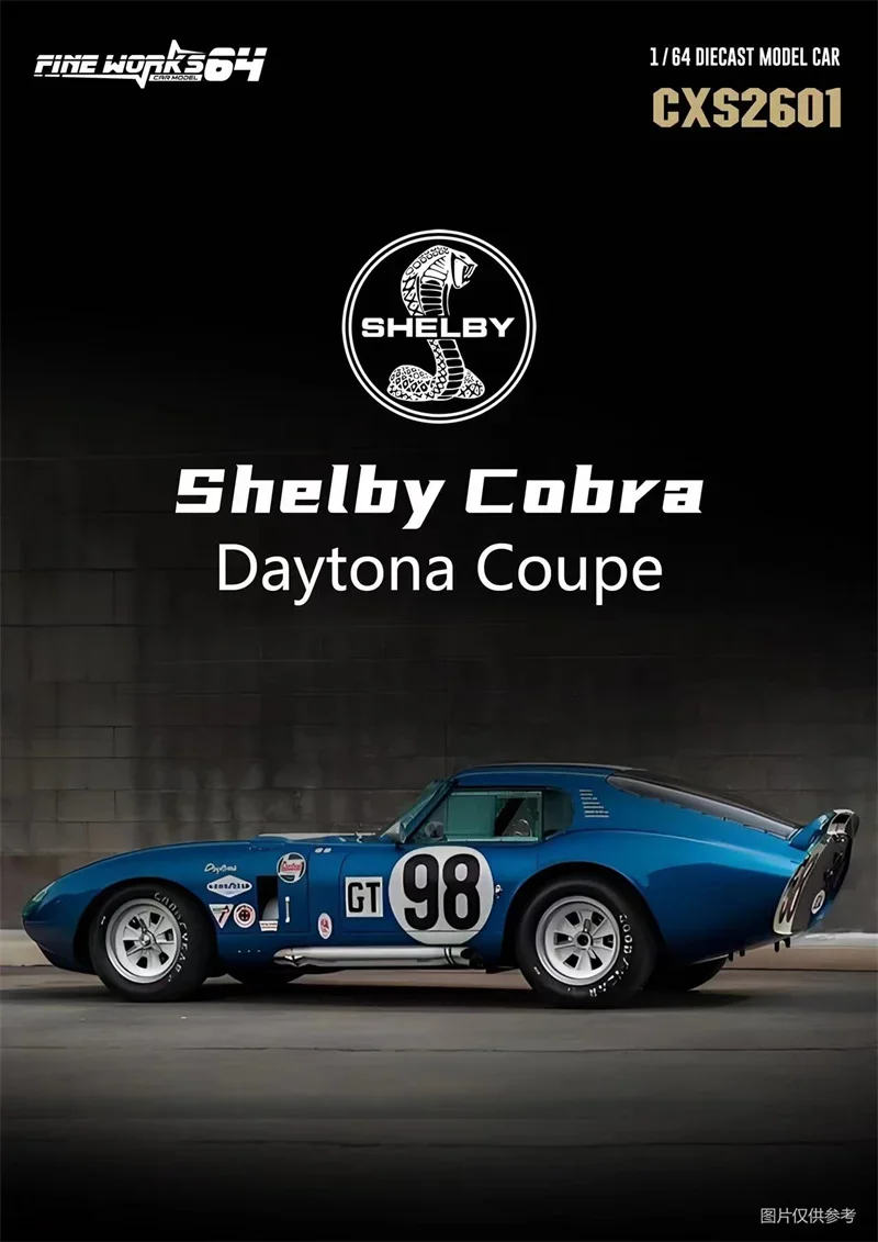 Fine Works 64 1:64 Shelby Daytona Coupe Limited999 Diecast Model Car