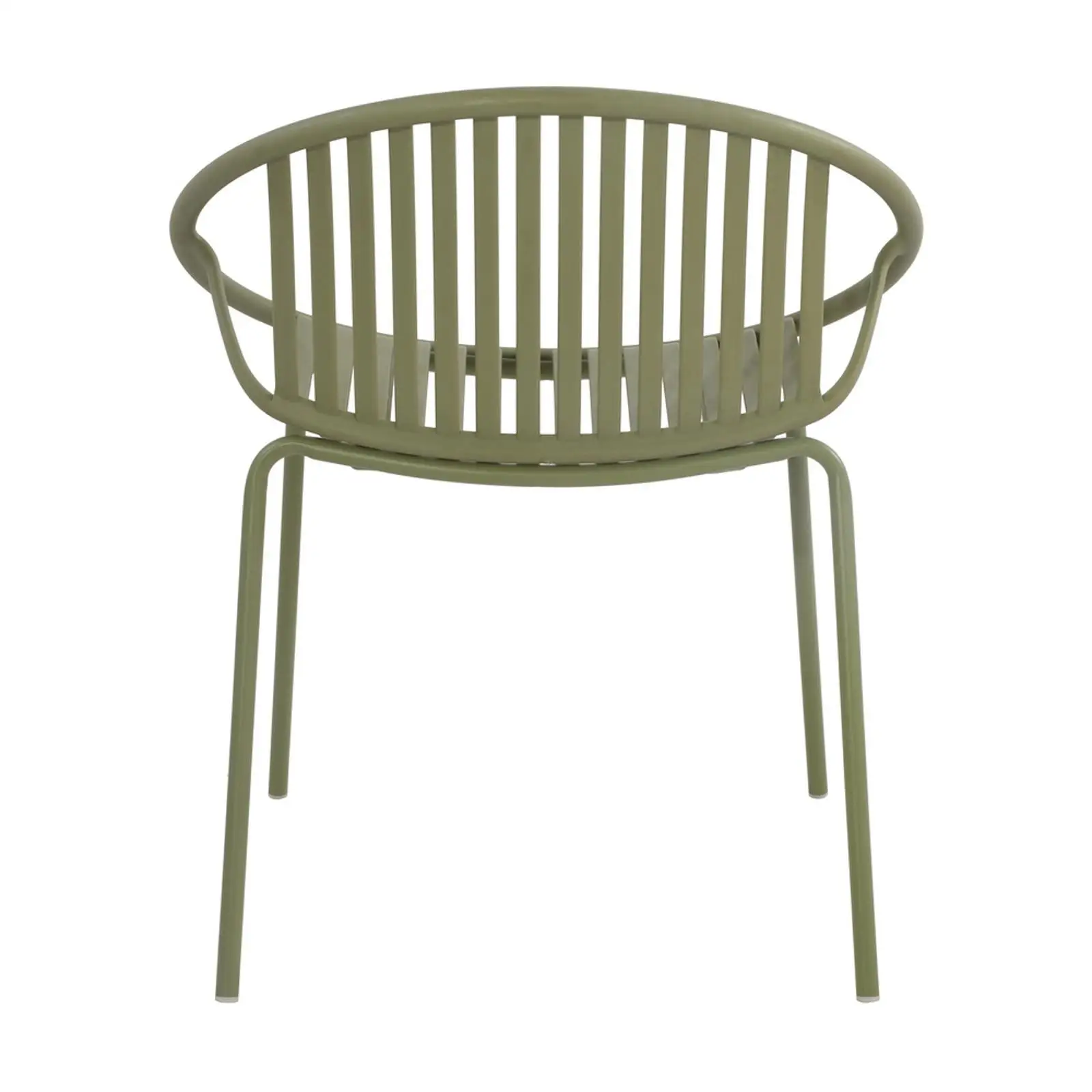 

Green Stackable Patio Seating Set Ergonomic Art Dining Chairs Breathable Metal Legs for Outdoor Living Space