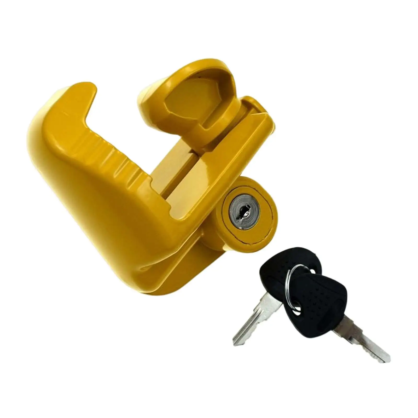 Coupler Lock Universal Spare Parts Yellow Security Anti Lock Portable Heavy Duty lock