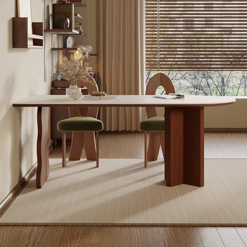 Simple Aesthetics Dining Table French Antique Comfortable Designer Reception Table Hallway Gaming Adult Muebles Salon Furniture