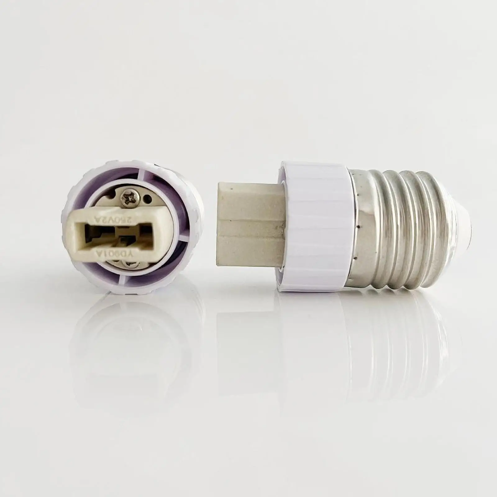 

E27 to G 9 Lamp Base Converter Lightweight Bulb Socket Adapter Easy Install for Indoor Room Lighting