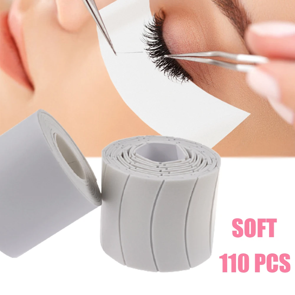 110pcs PE Micro Foam Eyepad Painless Lash Supplies Under Eye Patch Easy Remove Tape Makeup Stickers Eyelash Extension Pad Patch