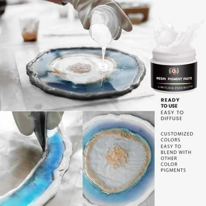 Epoxidharzpigmentpaste für Harzfarbe, hohe Konzentration, leicht zu mischen, weiß, 1,76 oz, 50 ml 10 Hauptverkaufsepoxy Tinta für Boden - №3