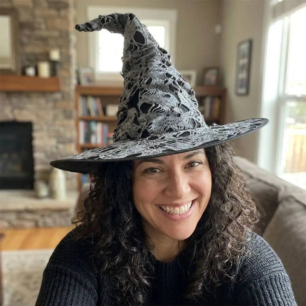 chapeu-de-bruxa-gotico-de-halloween-com-aba-larga-e-desfiada-topo-conico-alto-e-pontiagudo-faixa-interna-elastica-dobravel