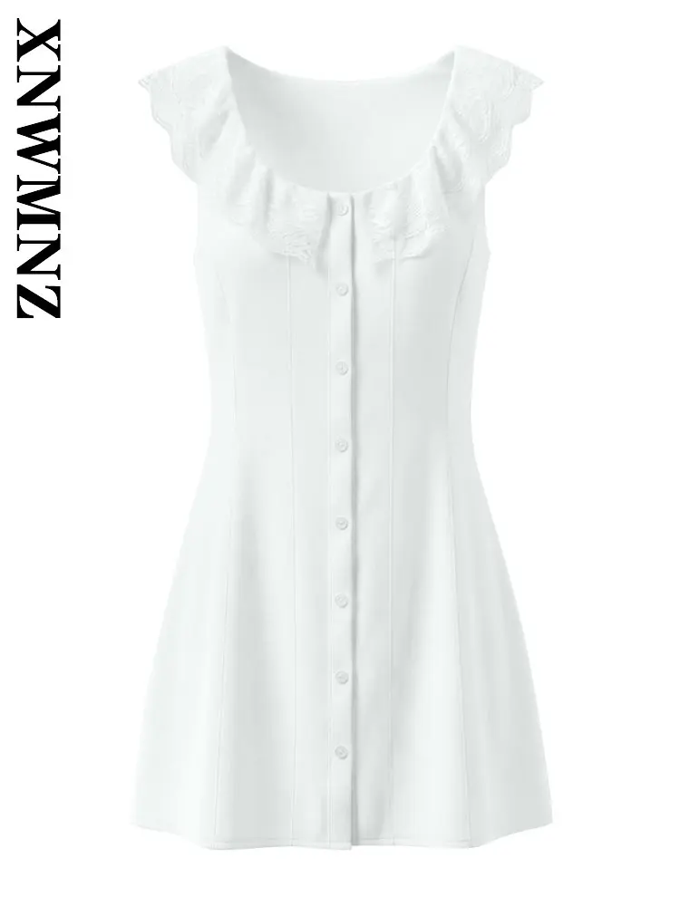 XNWMNZ 2026 Sommer Neu Damen Vielseitiges Abendkleid O-Ausschnitt Midi-Kleid Party Mode Frühling Ärmelloses Freizeitkleid für Damen