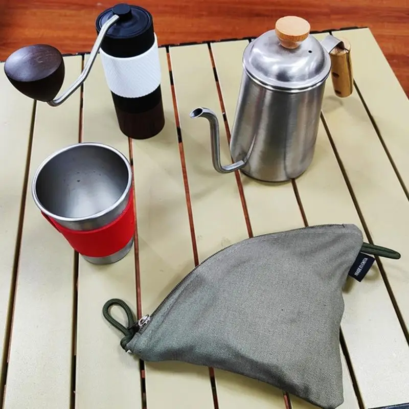 Практический кофейный фильтр с мешками для кофейного фильтра Организаторы легкие сумки n58d