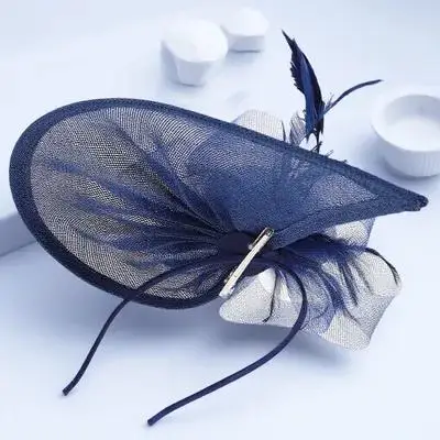 

Adjustable Elegant Mesh Fascinator Headband Mini Top Hat Style for Women Wedding Tea Party Cocktail Garden Banquet Halloween