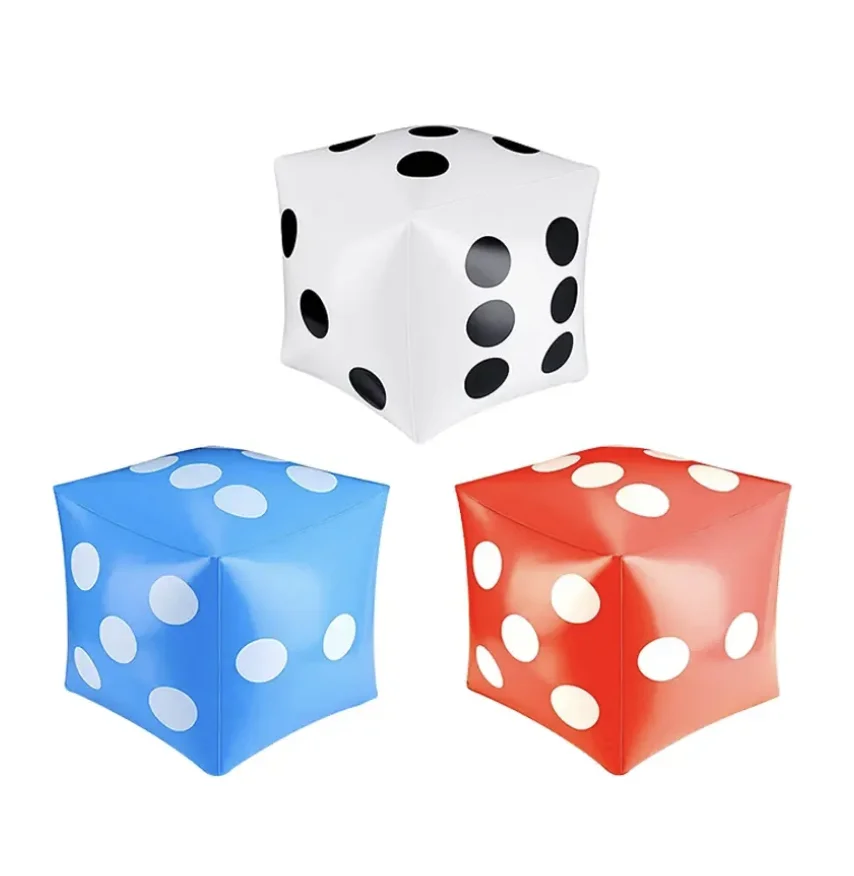 30 سنتيمتر متعة نفخ النرد لعبة مكعب النرد سطح المكتب لعبة الدعامة متعددة اللاعبين داخلي وخارجي لعبة كبيرة لعبة حفلة #2