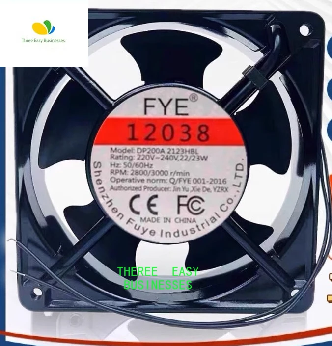 

Mute FYE 12038 Axial Flow Fan DP200A 2123HBL220V 12CM Industrial Cabinet Cooling Fan