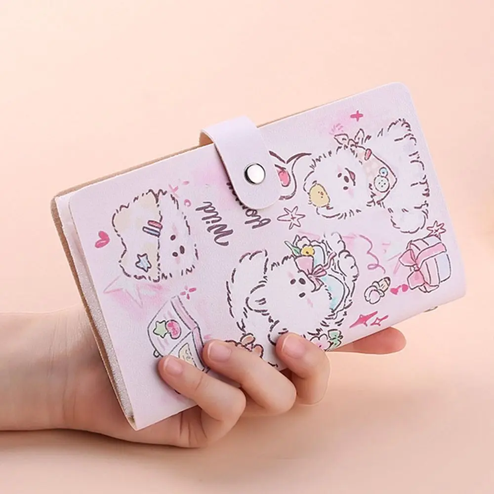 

Cute Dog 100 Envelopes Money Saving Challenge PU Save Money Money Collection Book Portable Waterproof Savings Binder Children