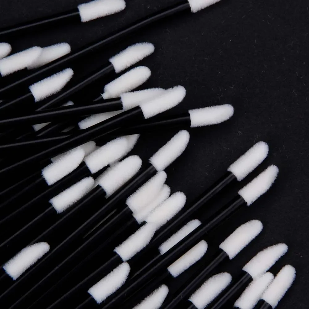 Disposable Lip Cleaning Accessories Brush Women Lipstick Eyelash Eyebrow 50/100 PCS Wholesale Gloss Wands Applicator MakeUp Tool