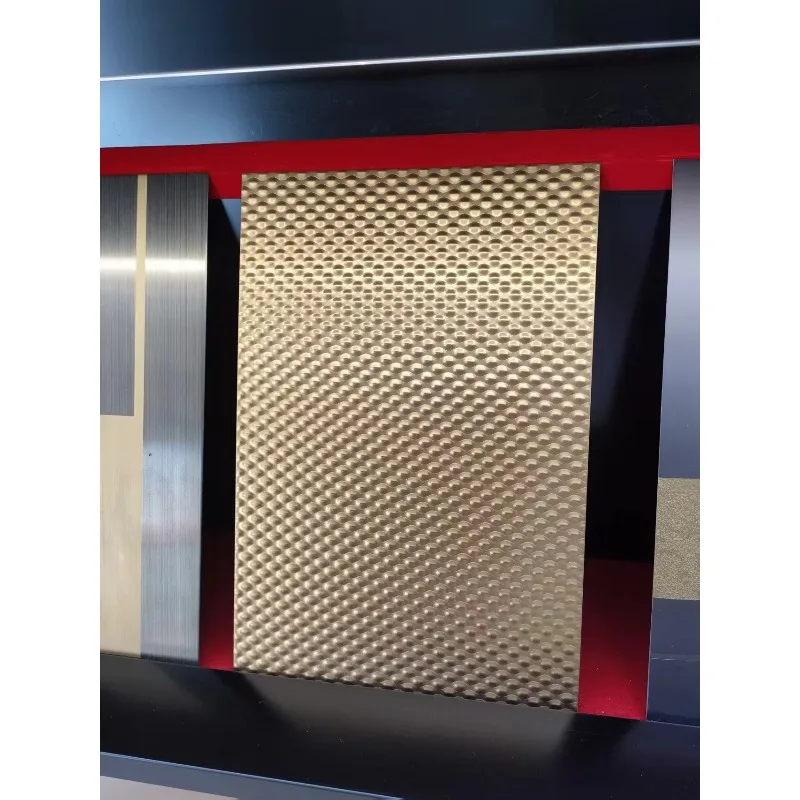 Embossed stainless steel plate decorative pattern metal plate