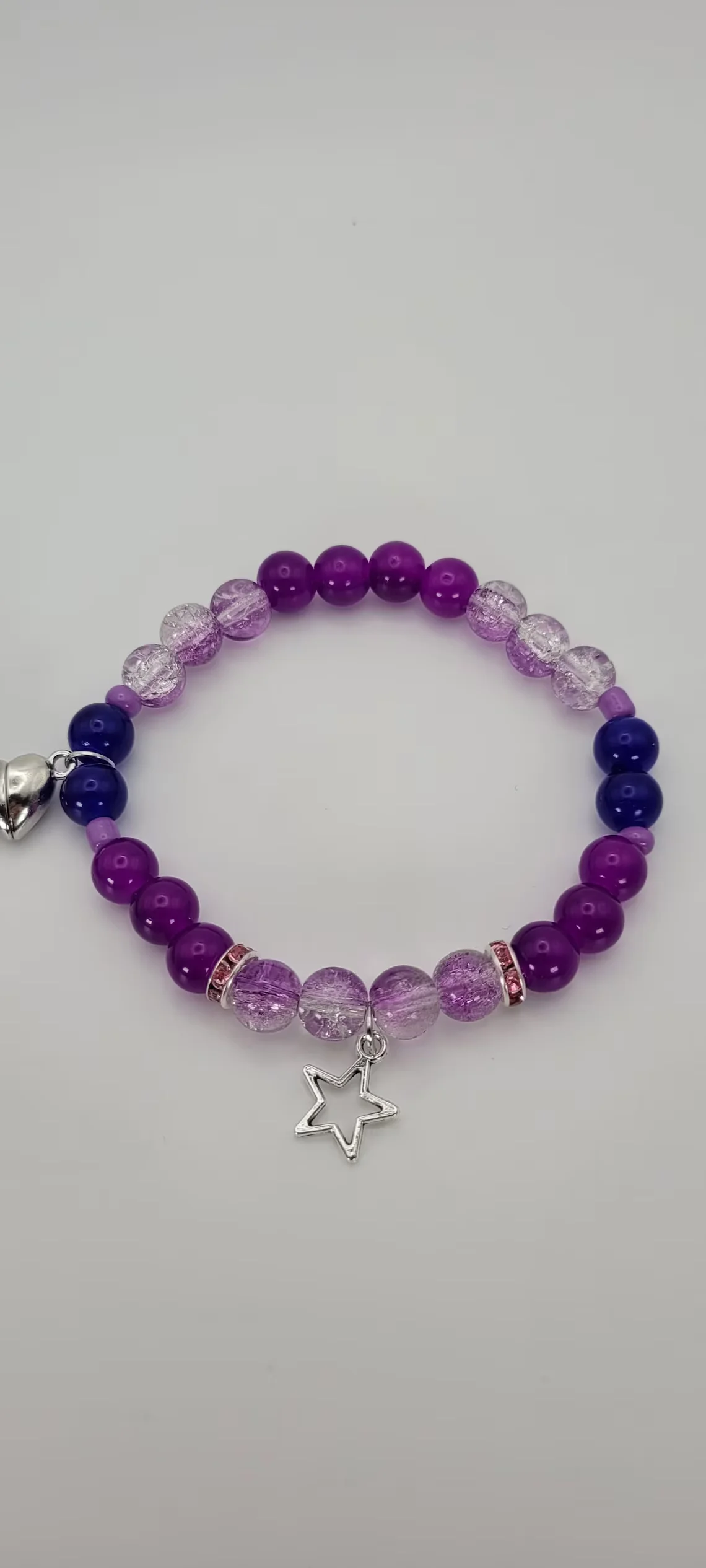 Set of 2 Matching Cartoon Bracelets Beast Boy and Raven Teeny Titans