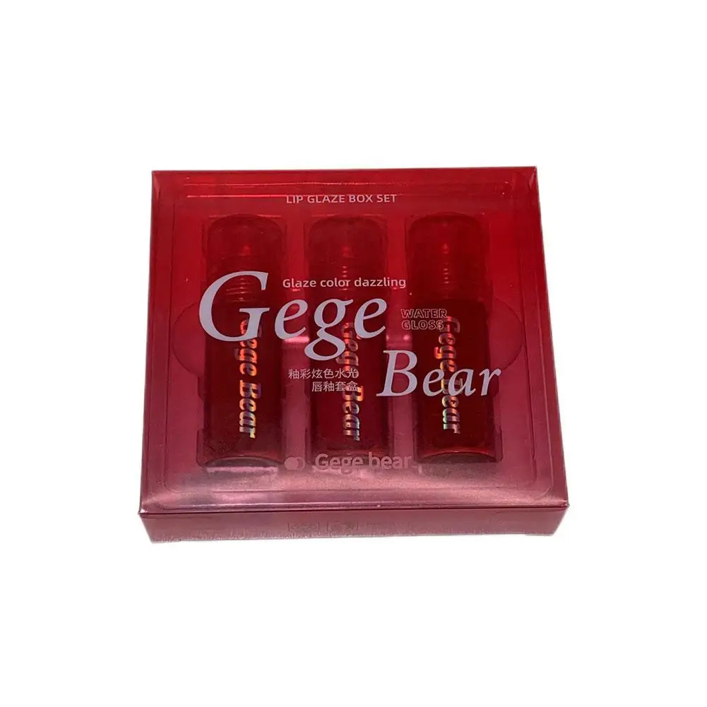 Gelee Spiegel Lippenstift Lip gloss Antihaft Tasse Spiegel Bär Lip gloss Lippenstift Gege Tönung lang anhaltende feuchtigkeit spendende Lippenstift li n9x2