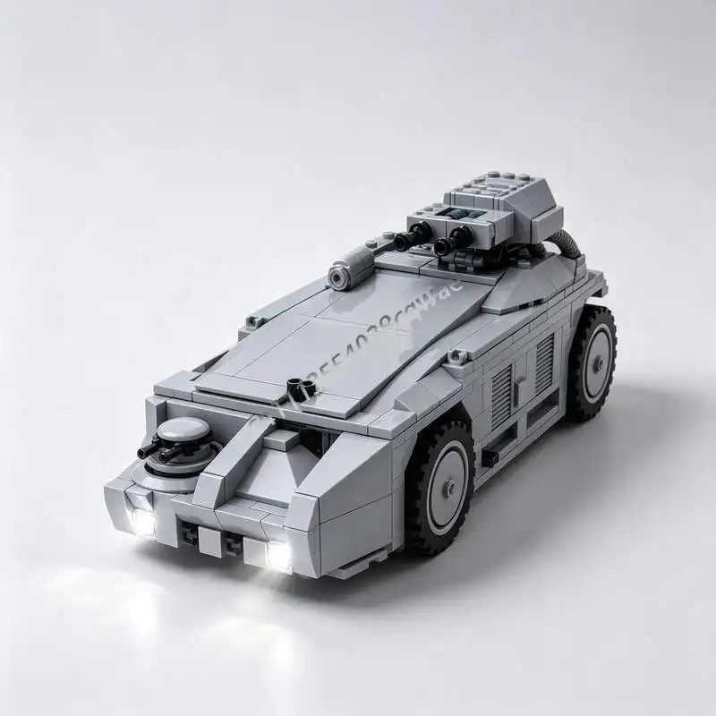 NEW 620Parts APC Armored Personnel Carrier Sci-Fi Vehicle Model MOC Building Blocks DIY Creative Assembly Educational Toy Gift