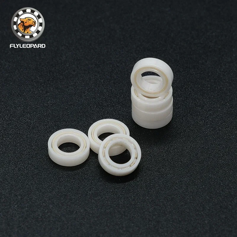 3PCS MR74W2CE 4x7x2mm Full Ceramic Ball Bearing ZrO2 Silicon Nitride Corrosion Proof for Dental Lab/High Temp Motor
