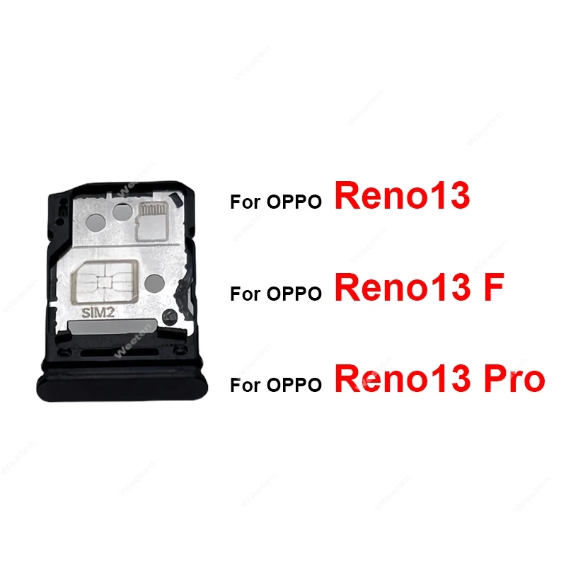 

SIM Card Tray Holder For OPPO Reno 13 Reno13 F Pro 4G 5G SIM Card Tray Slot Card Reader Socket Replacement Repair Parts