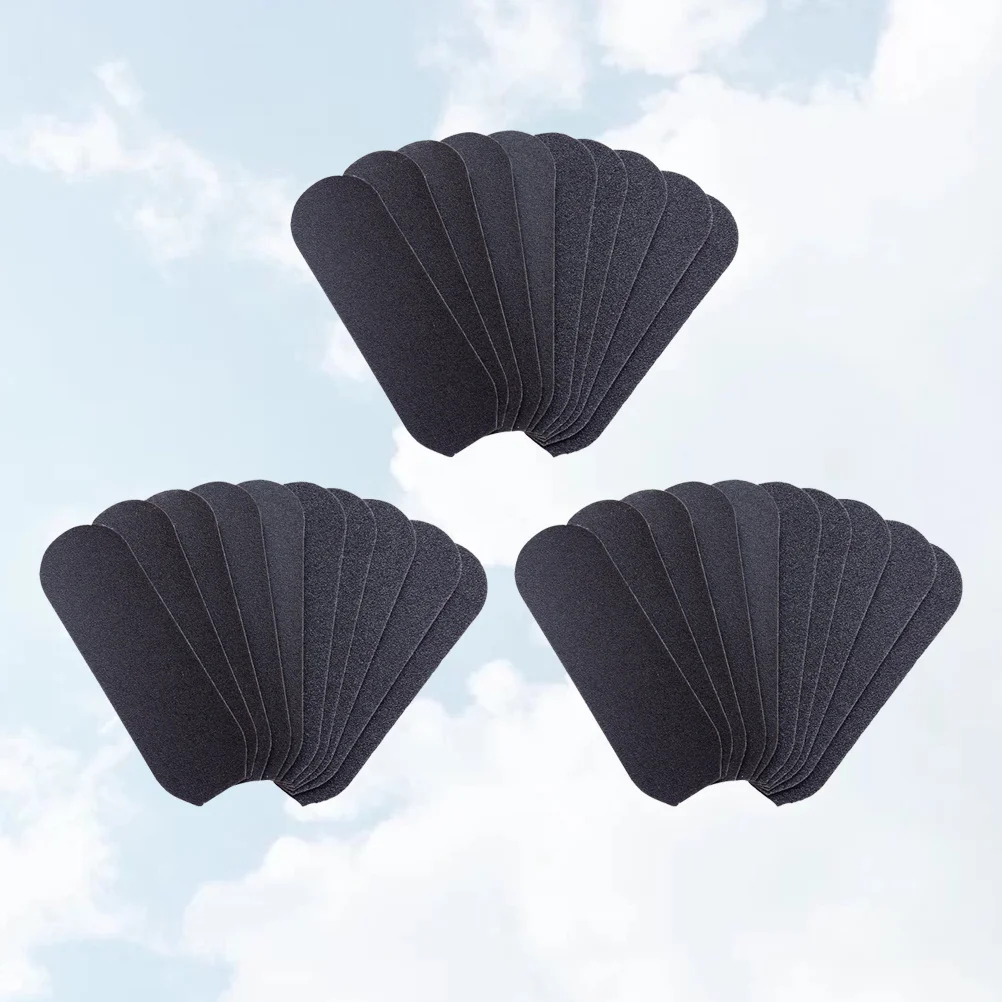 

50Pcs Foot Sandpaper Foot File Replacement Discs Callus Softener Dead Skin Remover Pedicure Accessories Durable Black