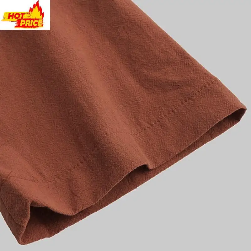 Abito da caftano musulmano con colletto alla coreana da uomo Thobe musulmano per w/tasca solida coagulo musulmano