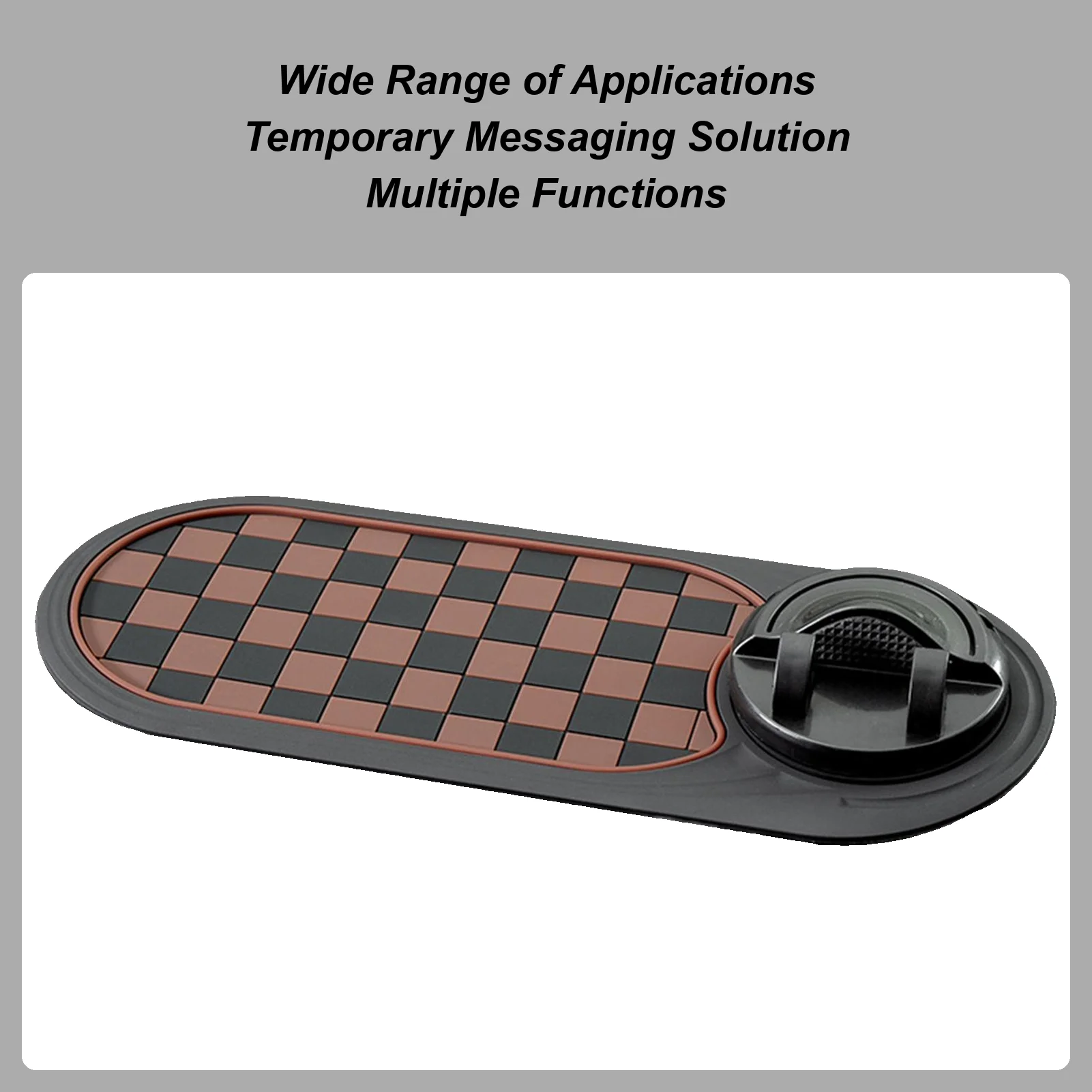 

Противоскользящий коврик для приборной панели автомобиля, органайзер, коврик-поднос, крепление для мобильного телефона с номером парковки для приборной панели автомобиля, интерьер автомобиля, грузовика