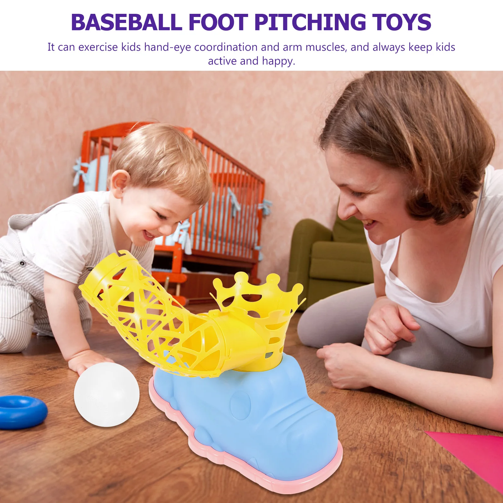 

Foot-stitching Baseball Suit Kids Outdoor Toys Launcher for Sports Playthings Games