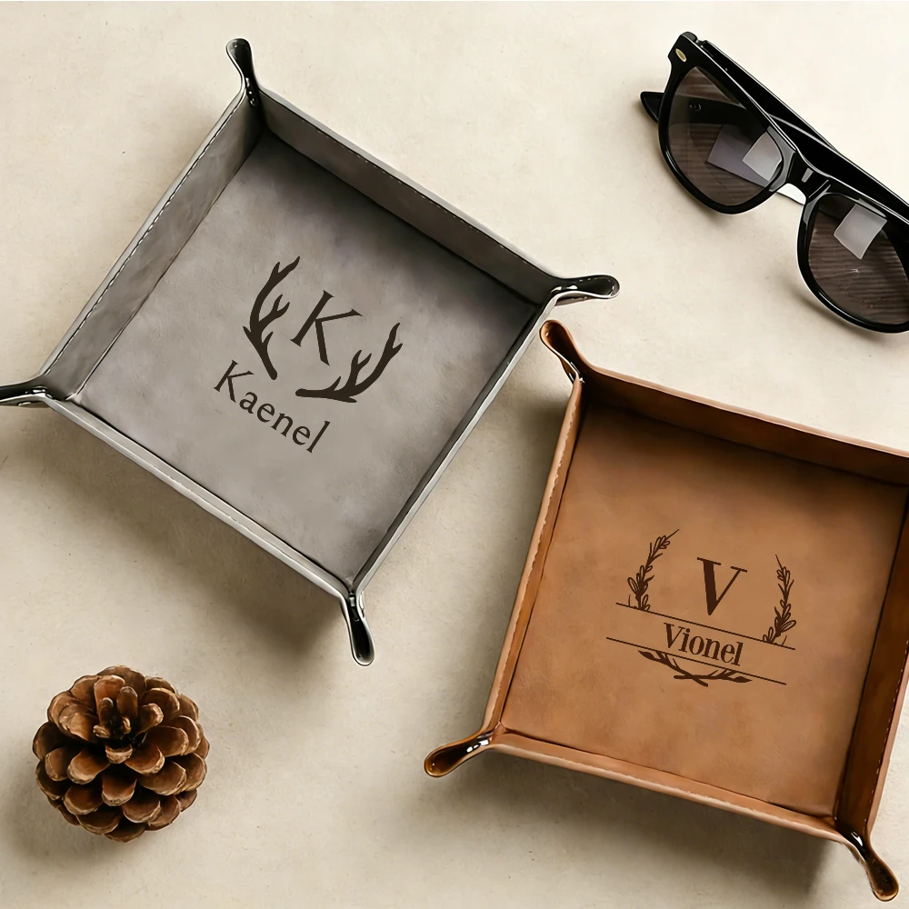 Personalized Engraved Faux Lea - огляд і ціна Men'S Grooming Wedding Day