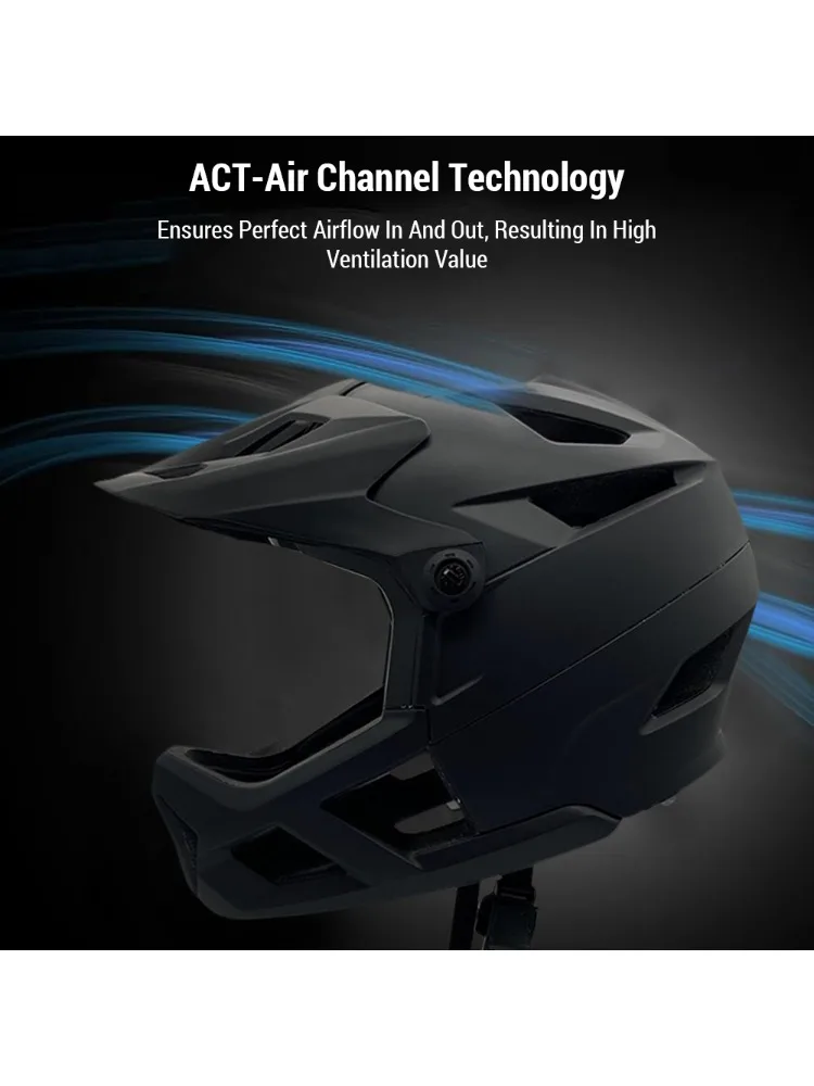 AliExpress LIXADA Full Face Mountain Bike Helmet for Men Women Road Bike Helmet Lightweight Adjustable Visor and Goggle Port 55-59CM