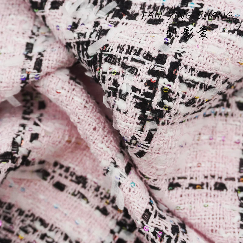 Tela Tweed Clásica Rosa con Le - Sewing Tweed Fabric reseña y precio