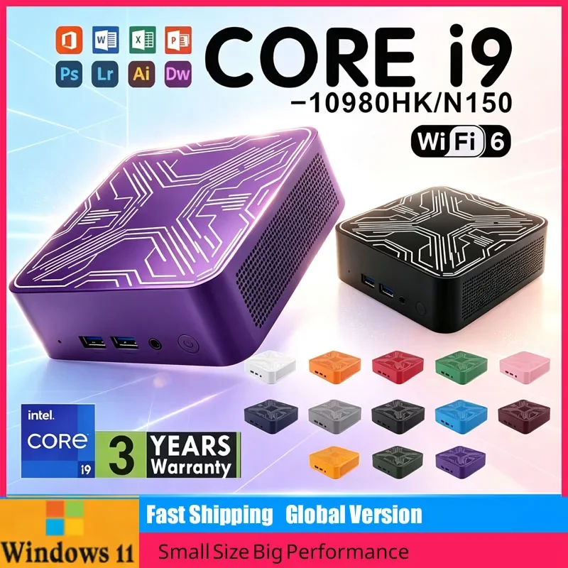 2026-ミニpc-13色-インテル-core-i9-10980hk-wifi-6-bt52-ゲーミングコンピューター-windows-11-16gb-32gb-ram-2tb-ssd-3年保証付き