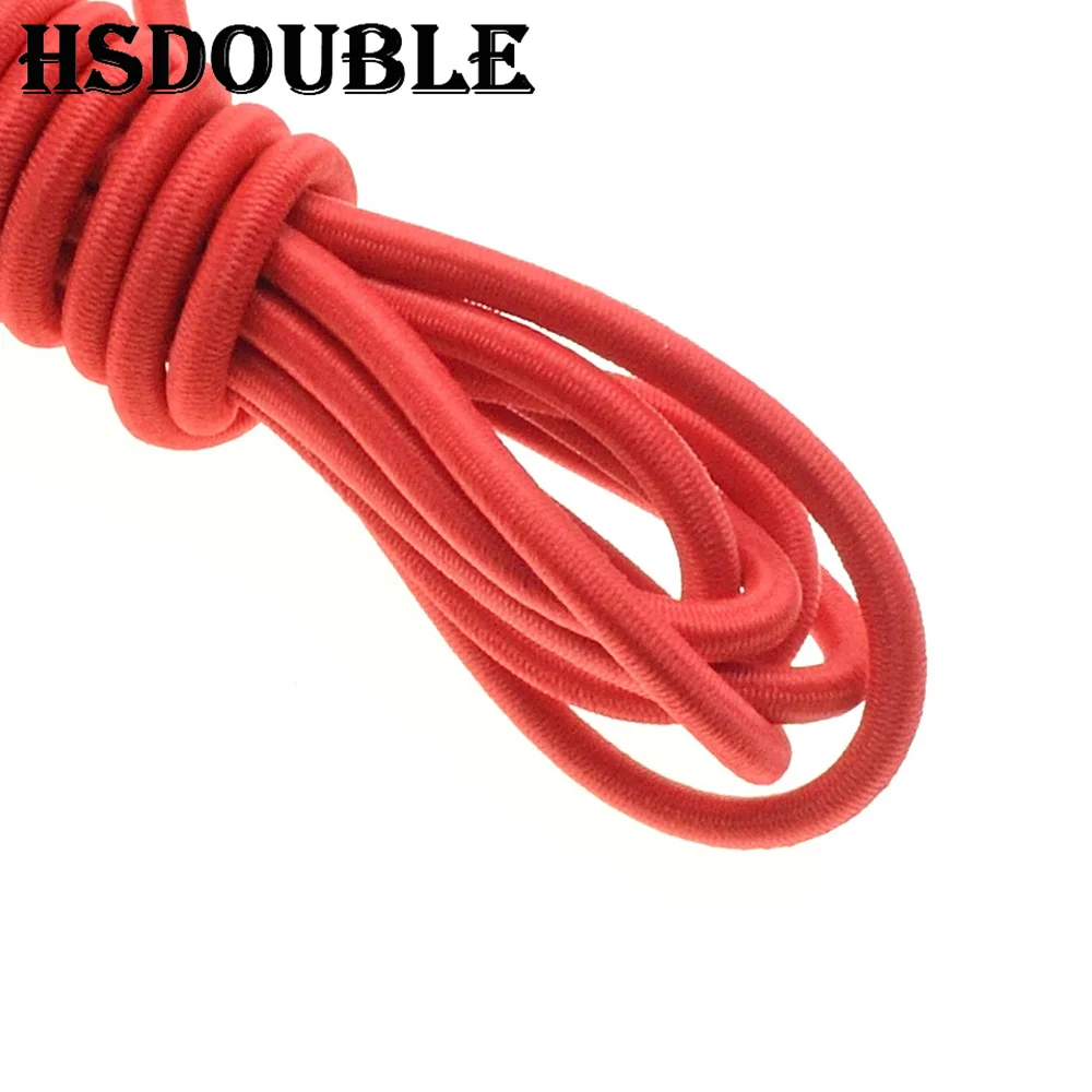 5 Yards/Pack Colorful Diameter 3mm Elastic Rope Bungee Shock Cord Stretch String for DIY Jewelry Making Outdoor Backage