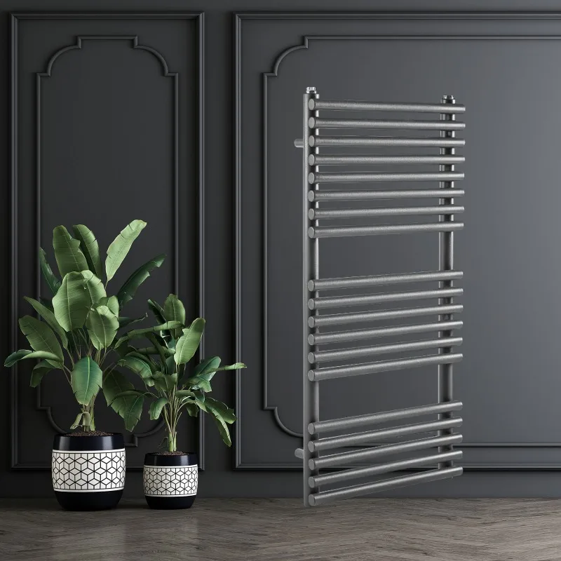 HVAC System Wall Mounted Steel Heated Towel Warmer Radiator Heated Hot Water Towel Designer Rail for Bathroom