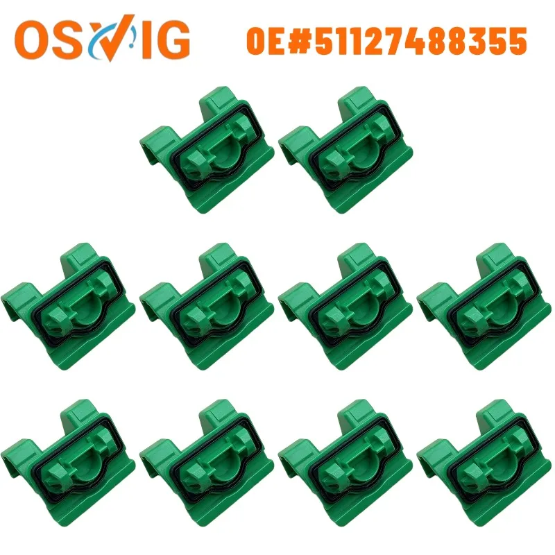 

10PCS OE#51127488355 Applicable to the anti-scratch trim strip buckle of the body side fender of Bmw 3 Series