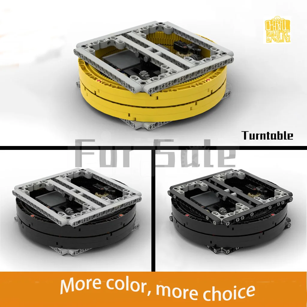 Moc-43960 Model Electric Rotary Display Stand With PDF Drawings Building Blocks Bricks Kids Toys Birthday Christmas Gifts