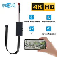 Nueva mini cámara WiFi 4K HD, compatible con visualización remota, detección móvil, almacenamiento en bucle, cámara inalámbrica DIY estilo niñera para el hogar