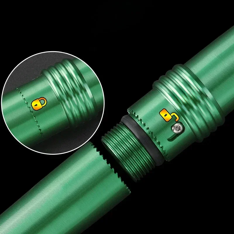 Aluminum Alloy Walking Sticks Multi-functional Retractable Outdoor Camping Professional Mountain Climbing Tools Accessories