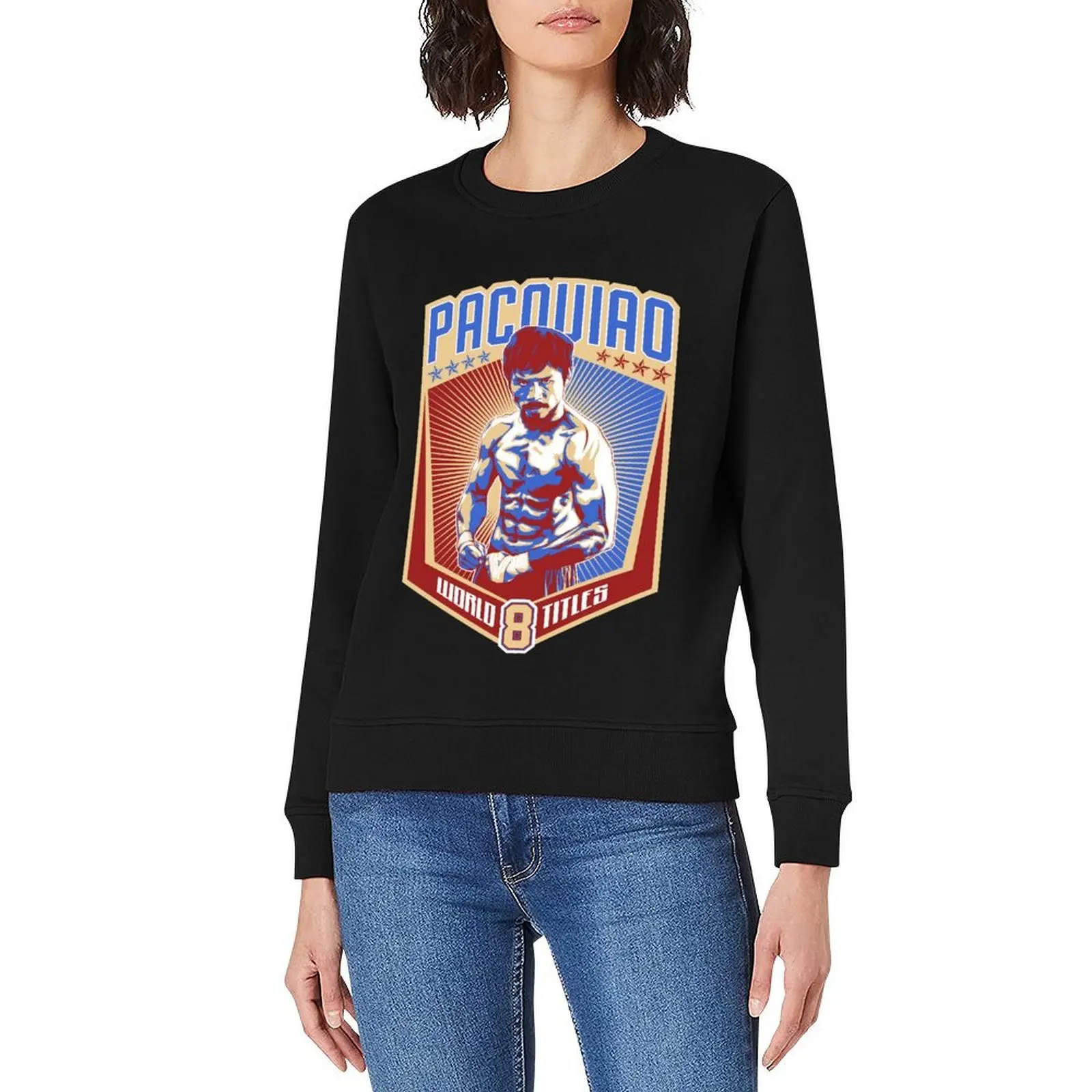 8 عنوانات العالم x ماني باكياو البلوز الملابس الكورية النمط الياباني الرجال قميص العرق ملابس رجالية البلوز الرجال