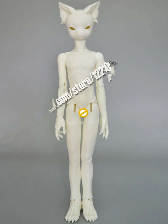ตุ๊กตา BJD รุ่นใหม่ รูปสัตว์ หมาจิ้งจอก โอสการ์ ตัวมีกรงเล็บ ขนาด 1/4 ทำจากเรซิ่น ตุ๊กตา reborn แบบ free sd พร้อมแต่งหน้า