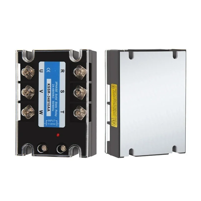 

Трехфазное твердотельное реле, 380 В, управляемое переменным током 10A20A40A60A80A100A120A, без точки касания