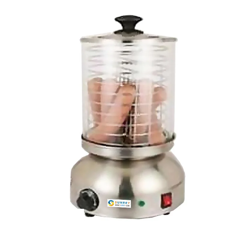 

Commercial Automatic Hot Dog Making Maker Hot Dog Grill Food Steamer Machine