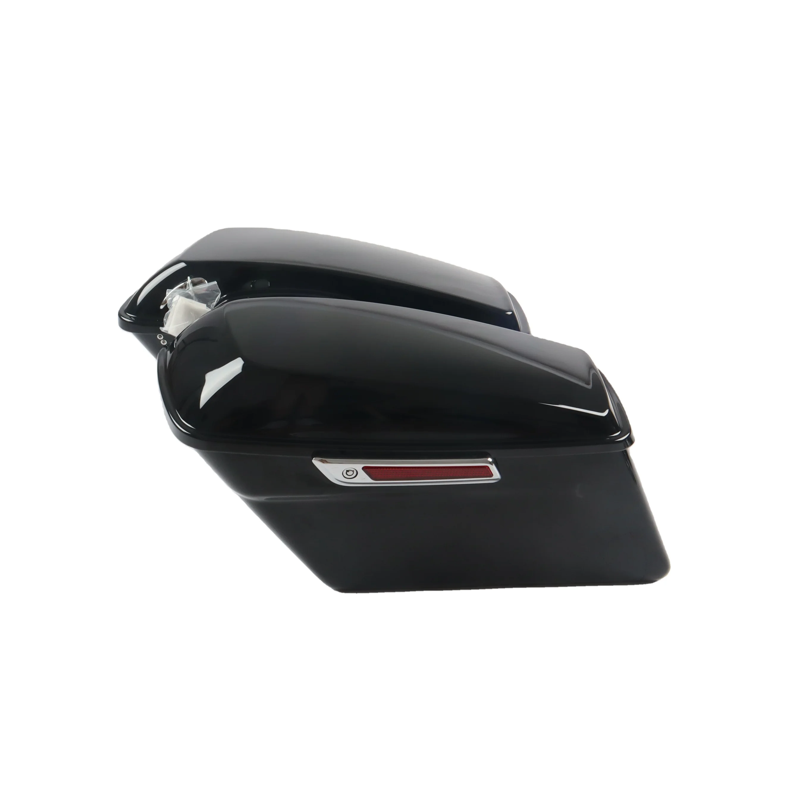 

Ярко-черные сборочные жесткие седельные сумки Harley Davidson Touring 2014-2015 2016, с крышками динамиков