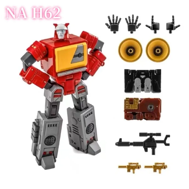 In Stock！NewAge Transformation NA H62 Blaster Louie G1 Small Scale WITH Ramhorn Rewind Tape Action Figure Robot