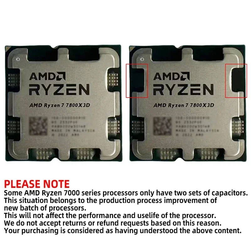 AMD Ryzen 7 7800X3D Desktop Processor 5.0GHz 8 Core 16 Thread 5NM